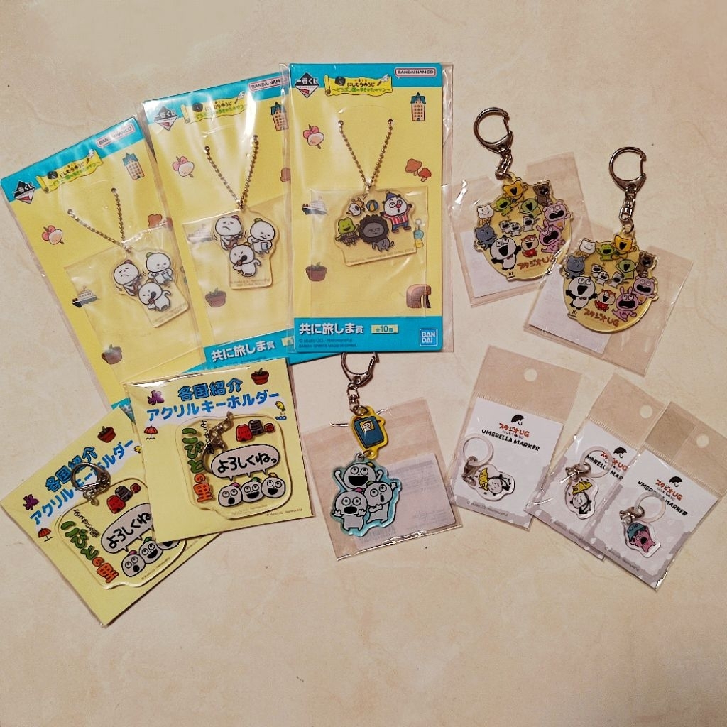 西村裕二 西村優志 鑰匙圈 吊飾 雨傘標示 開心熊貓 戀愛兔 kobito 青蛙 白貓 灰貓 河童 狸貓 金田 piko