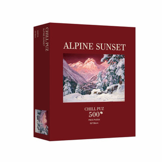 現貨CHILL PUZ-Alpine sunset 500片拼圖