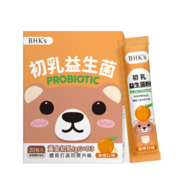 BHK's 兒童初乳益生菌粉EX 柳橙口味 (2g/包；30包/盒)