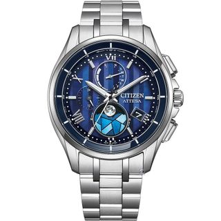 CITIZEN 星辰 ATTESA 冬日彩窗 超級鈦 光動能電波錶 男錶 (BY1000-51L)