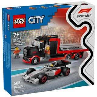 LEGO樂高 60493 City 城市系列 2603 - F1® 展示用卡車與 Audi F1® 賽車