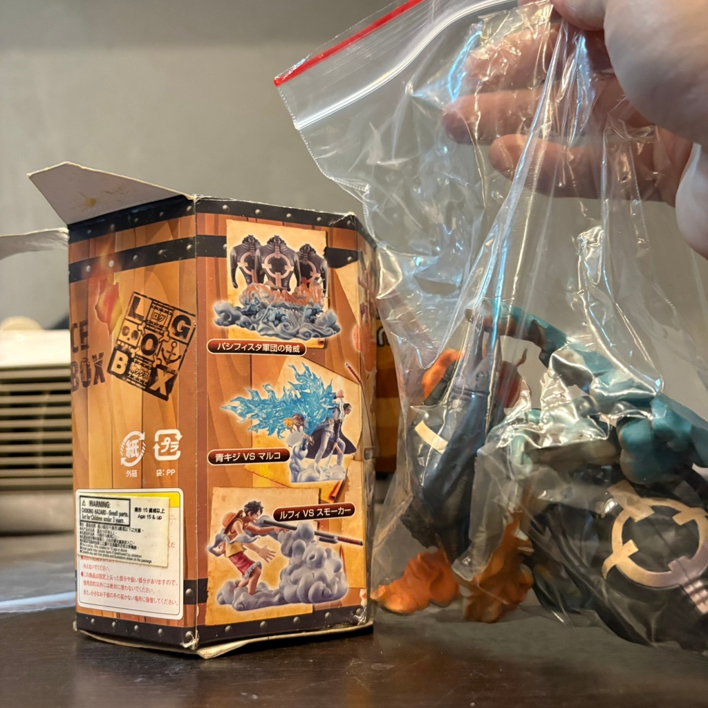 正版 海賊王 和平主義者 大熊 巴索羅繆大熊 頂上對決 logbox 大熊