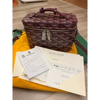 最新款GOYARD Muse Mini酒紅色/勃根地/飯盒包/盒子包