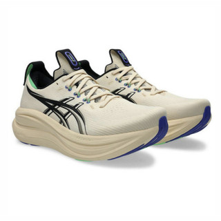 Asics GEL-Nimbus 28 男 慢跑鞋 米黑 1011C127-800 【S.E運動】