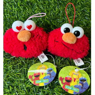 👍日本帶回正版 sesame street 芝麻街 Elmo 艾摩 艾蒙 吊飾 小吊飾 鑰匙圈 娃娃 景品 掛飾 小娃娃