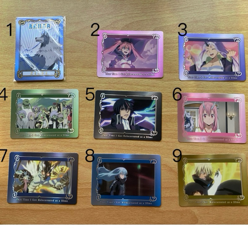 現貨 關於我轉生變成史萊姆這檔事 第二代 抽卡機 卡片 小卡 閃卡 燙金 收藏卡 利姆路 蜜莉姆 迪亞布羅