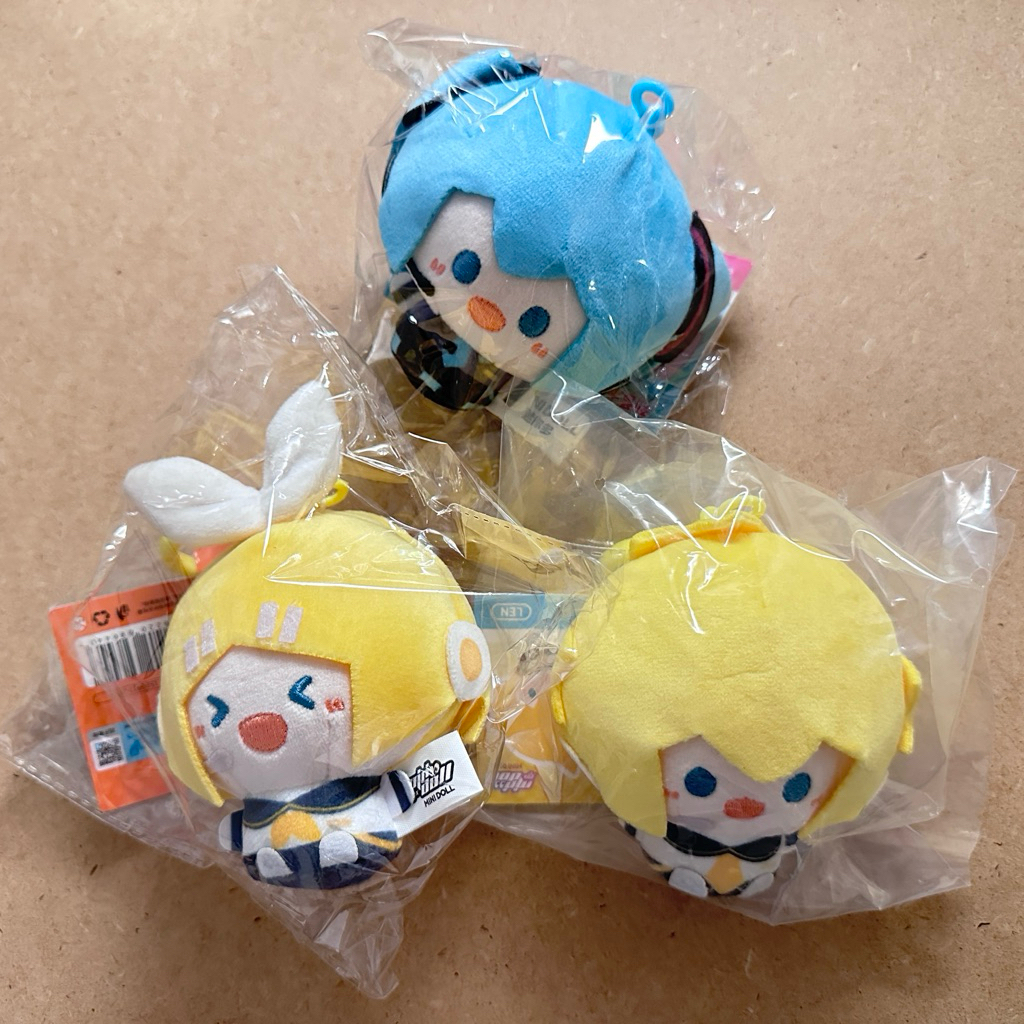 正版 初音未來 圓滾滾 MINIDOLL 鏡音鈴 鏡音連 初音 絨毛 娃娃 吊飾