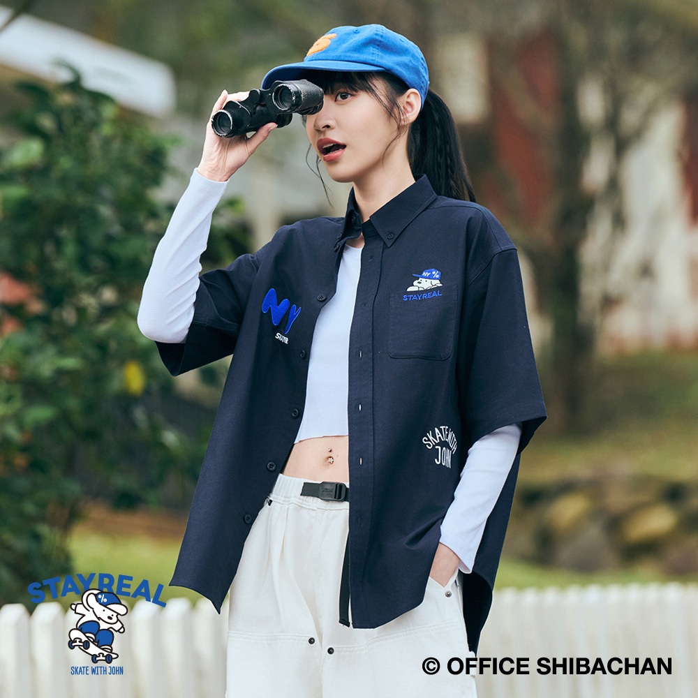 JOHN x STAYREAL 口袋短袖襯衫