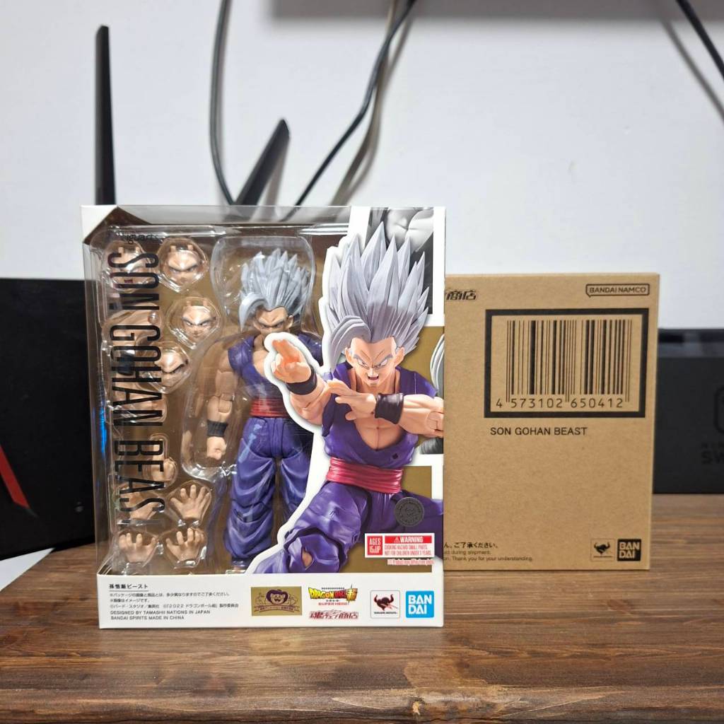 現貨 全新 日版 魂商店 SHF 孫悟飯 野獸型態 野獸悟飯 野獸孫悟飯 BEAST 七龍珠超 S.H.Figuarts