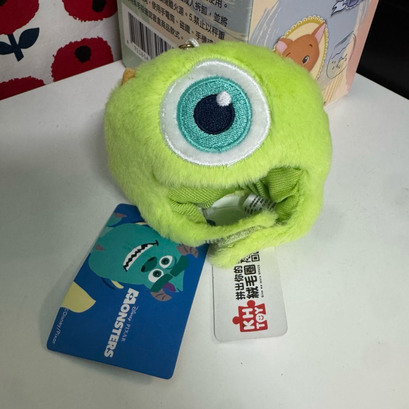 ［現貨］迪士尼造型頭套玩偶-3英吋.玩偶頭飾.大眼仔.麥克華斯基.吊飾.玩偶