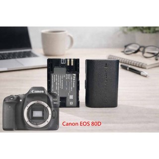 LP-E6 電池 適用 佳能 Canon EOS 80D 鋰電池 充電電池 LPE6 副廠電池 另有充電器