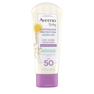 🧁愛麗MAMA代購🧁Aveeno 兒童系列 高效能嬰兒礦物防曬霜 SPF 50 100% 天然來源的氧化鋅