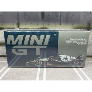 《玩具男子》Mini GT 727 AlphaTauri AT04 #21 F1 2023 澳洲大獎賽 GP