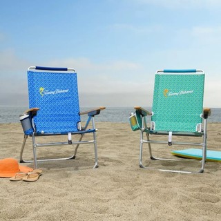 Tommy Bahama 8呎 海灘遮陽傘 / 7.5呎海灘遮陽傘 / 可調式高背海灘椅