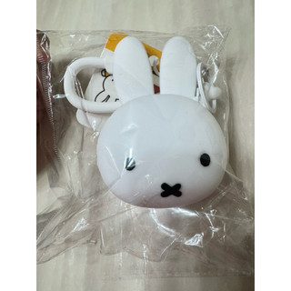 全新Miffy大頭矽膠零錢包（白）