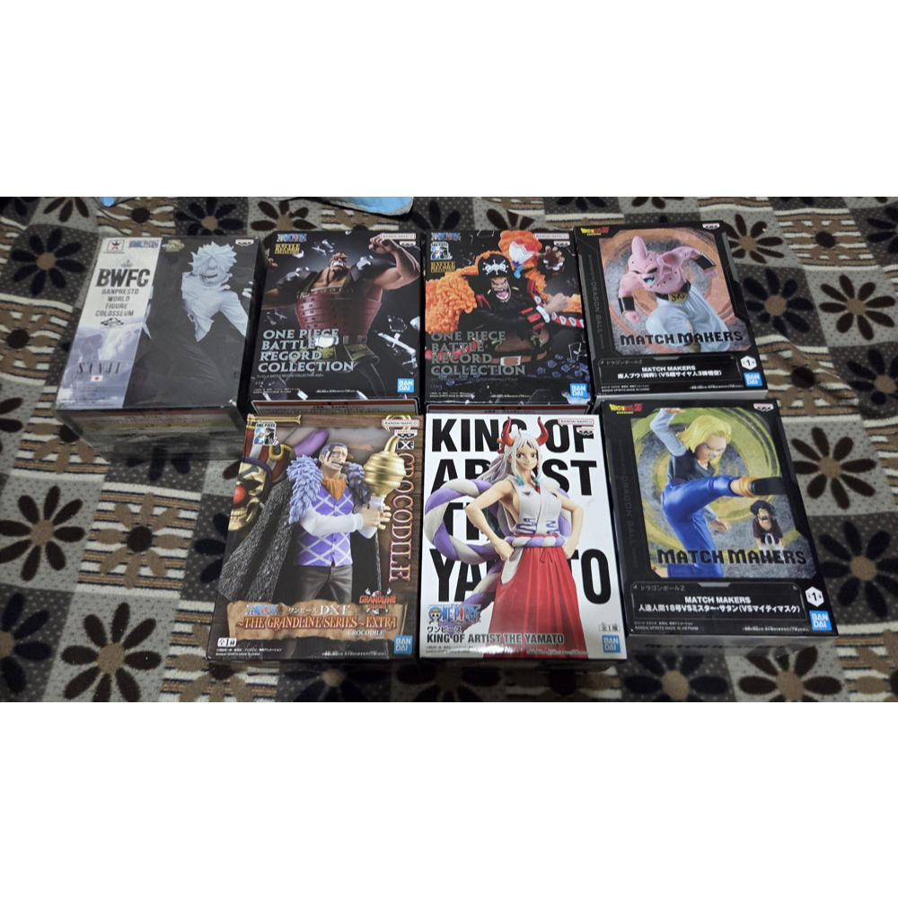 全新 日版 金證 寬盒 海賊王 香吉士 黑鬍子 克洛克達爾 大和 鑽石 喬茲 七龍珠 魔人 普烏 人造人 18號 十八號
