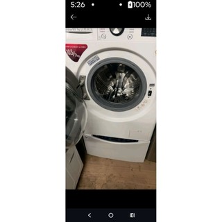 2021年漂亮款式~二手中古LG10.5公斤變頻滾筒洗脫烘洗衣機，上下洗，10.5+2，型號WD-S105VDW