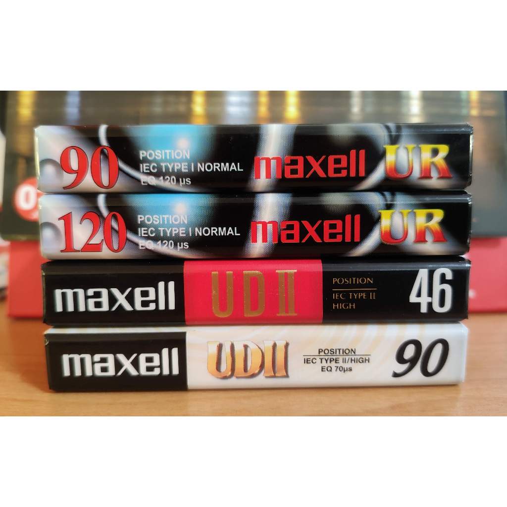 絕版日本製未拆封Maxell UR空白錄音帶.卡帶