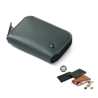 Bellroy Folio Mini 系列拉鍊零錢包卡片夾 - 沼澤綠 WFMA 送真皮零錢包