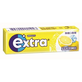 extra 潔淨無糖口香糖 口香糖 輕巧10粒裝 清檸薄荷 (14g /條)