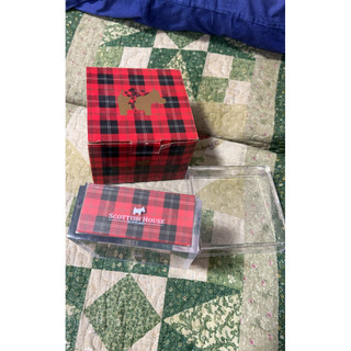 Scottish house絕版限量 音樂珠寶盒 飾品音樂盒 旋轉音樂盒 音樂盒 飾品盒 黑紅格
