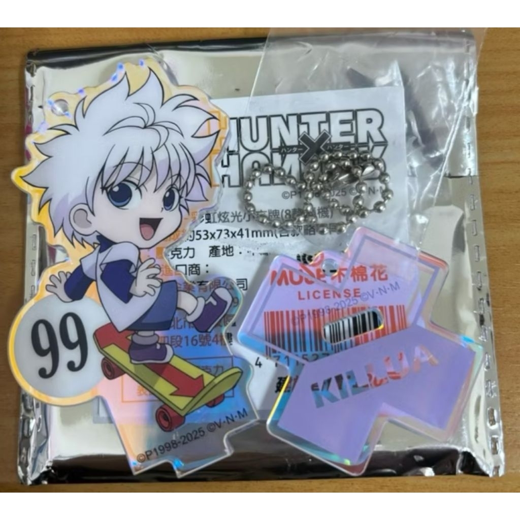 【丸藏屋】正版現貨 奇犽 確認款 獵人彩虹炫光小立牌 奇犽 西索 小傑 團長 蟻王 酷拉皮卡 雷歐力 奇犽公仔 奇犽立牌