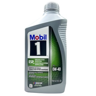 【車百購】Mobil 1 ESP X4 0W-40全合成機油 946mL(美國原裝/保時捷C40/VW 511)