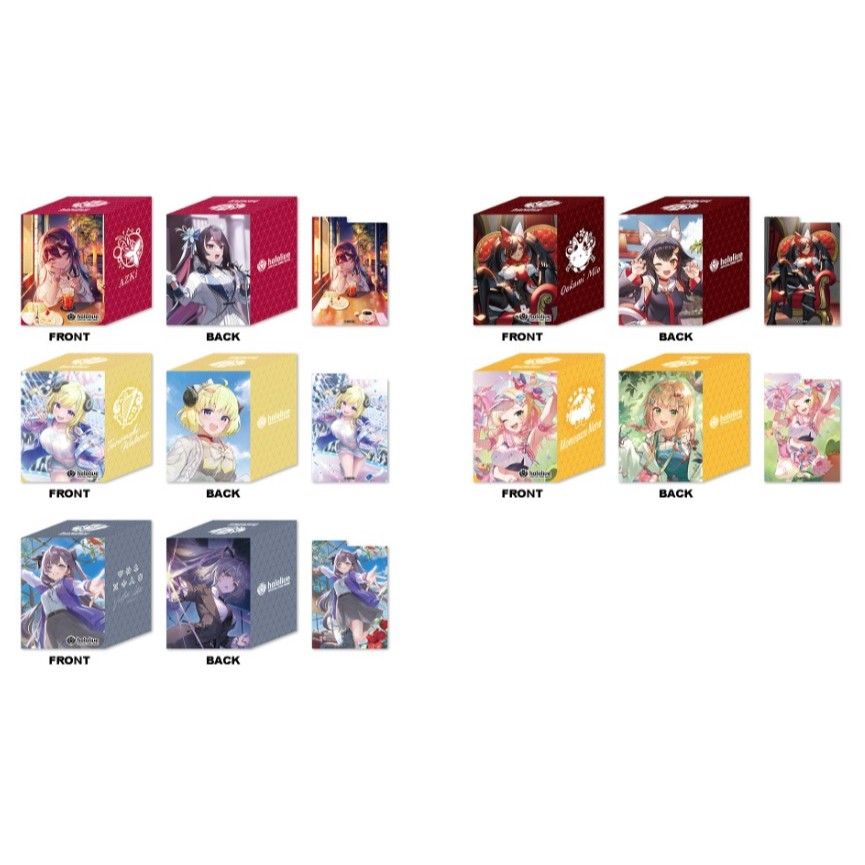 松梅桌遊舖 TCG hololive HOCG 官方卡盒 AZKi 大神澪 角卷綿芽 桃鈴音 音維斯提亞·澤塔 卡盒