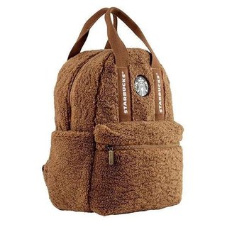 【二手】星巴克 女神絨毛後背包 SIREN SHERPA BACKPACK 2023/11/02上市 Starb