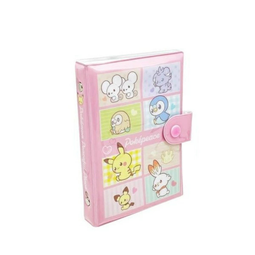 【AS電玩】 PokePeace 寶可夢 貼紙活頁夾 (皮卡丘、波加曼、木木梟、炎兔兒)
