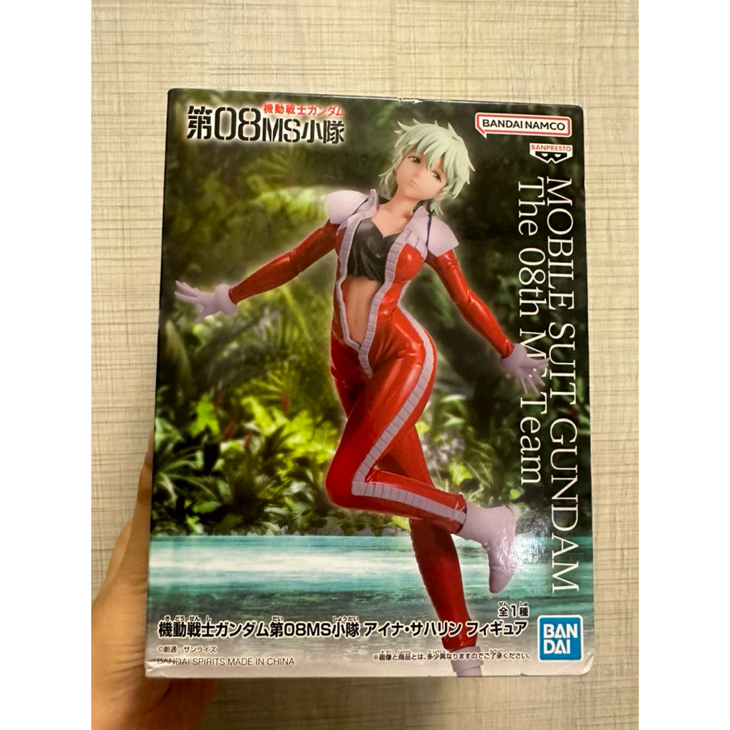 現貨 全新 萬普 機動戰士鋼彈 第08MS小隊 艾娜·薩哈林 公仔