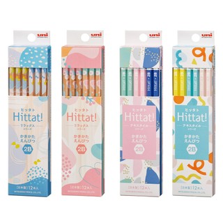 efinger01 【新款上市】日本 三菱 uni Hittat 和風系列~六角原木 2B抗汙鉛筆 買到喫手手