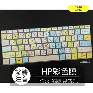 HP Elitebook 830 G7 G8 835 G7 430 G8 630 G9 G10 注音 鍵盤膜 鍵盤保護套