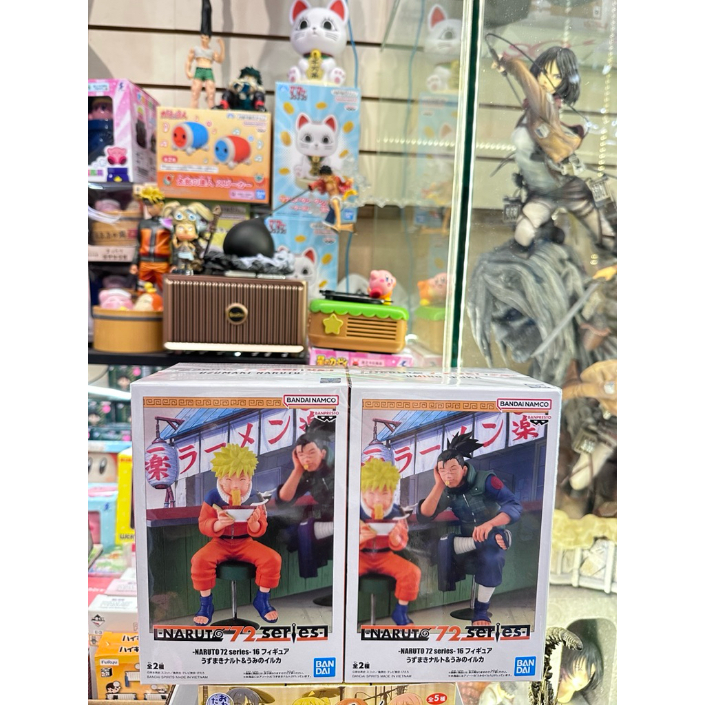 【日本動漫公仔店】火影忍者—日版 🇹🇼現貨 漩渦鳴人& 海野伊魯卡 「一樂拉麵的片刻」 《不拆賣》
