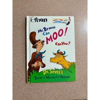 二手｜ Dr. seuss book mr brown can moo! can you? 精裝英文童書