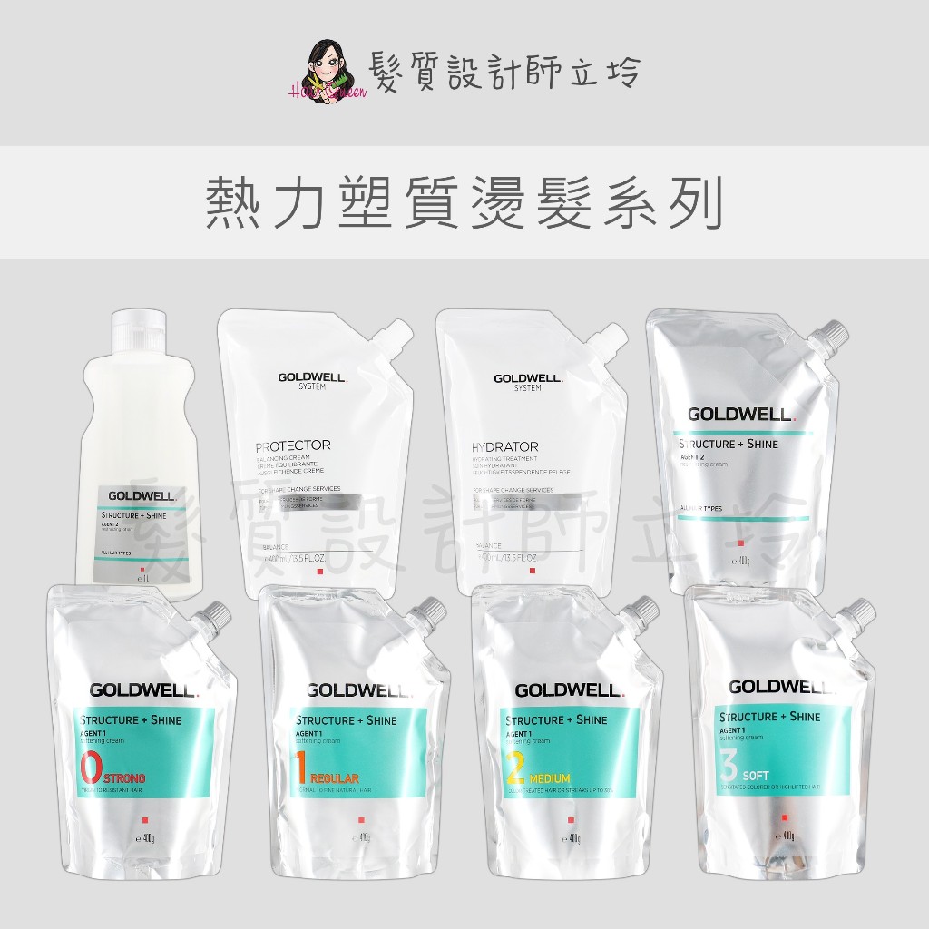 立坽 GOLDWELL 歌薇 燙前保護調理劑 燙後保水調理劑 新熱力塑質中和水二劑 熱力塑質中和霜二劑 熱力塑質霜一劑