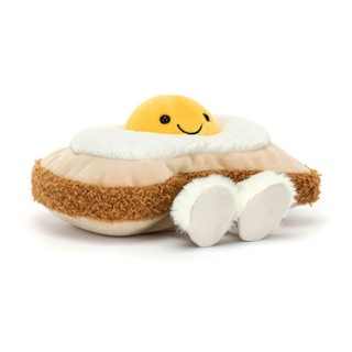 現貨 英國Jellycat 吐司蛋 安撫玩偶12cm