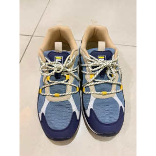 FILA SONAR 男復古休閒運動鞋-藍/白(男26.5cm)