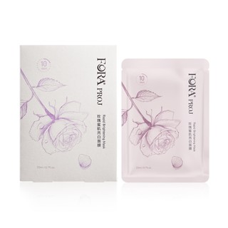 *COIN BABY*全新FORA PROJ 福爾晶珂 玫瑰蜜肌亮白面膜22ml*5入/盒
