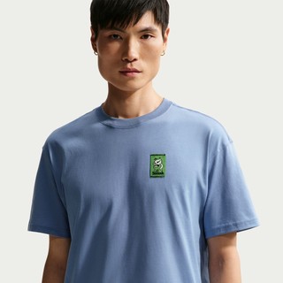 【NIKE 耐吉】短袖上衣 男 寬鬆 AS U NSW TEE LSE CAFE 藍 IH1158486