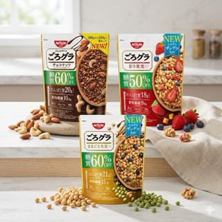 日清Cisco ✴️低糖質✴️水果穀物脆 NISSIN CISCO推出的穀物早餐 日本原裝進口