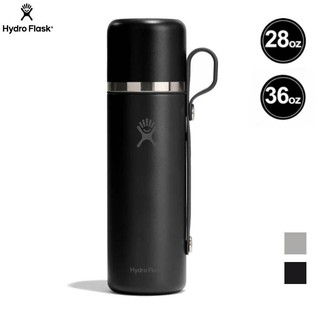 【Hydro Flask】28oz/828ml 36oz/1065ml 杯蓋型保溫瓶 時尚黑 原色 大容量 一體式杯蓋