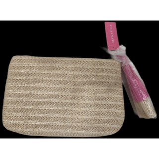 新品 Estee Lauder 雅詩蘭黛 經典編織 化妝包 附流蘇掛飾 萬用包 收納包 零錢包 盥洗包 度假風 雅詩蘭黛