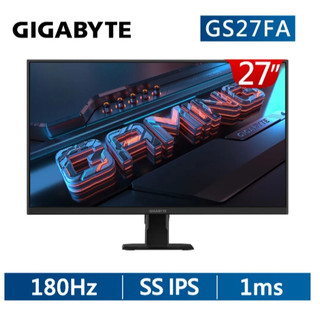 3190 全新 技嘉GS27FA 電競螢幕(27型/FHD/180Hz/1ms/HDMI/DP/IPS)