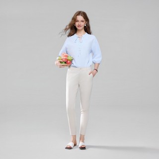 GIORDANO 女裝涼感透氣彈力冰冰褲 05426229