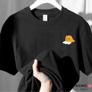 【MOMO】100%純棉短袖 KAKAO FRIENDS周邊 萊恩 Ryan 情侶t恤 交換禮物 厚磅棉踢 團體服顯瘦t