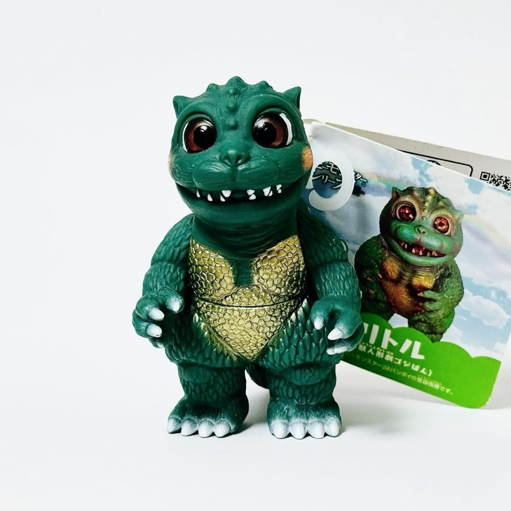 𝗕𝗔𝗡𝗗𝗔𝗜 ムービーモンスターシリーズ 怪獣人形劇 ゴジばん リトルゴジラ 怪獸人形劇 小哥吉拉 怪獸 軟膠玩具