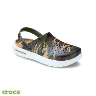 Crocs卡駱馳 (中性鞋) InMotion 舒樂迷彩圖案克駱格-軍綠色/七彩色-214112-3TC