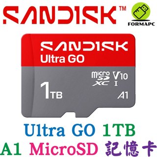 SanDisk Ultra GO MicroSDXC microSD 1T 1TB A1 190MB 高速記憶卡