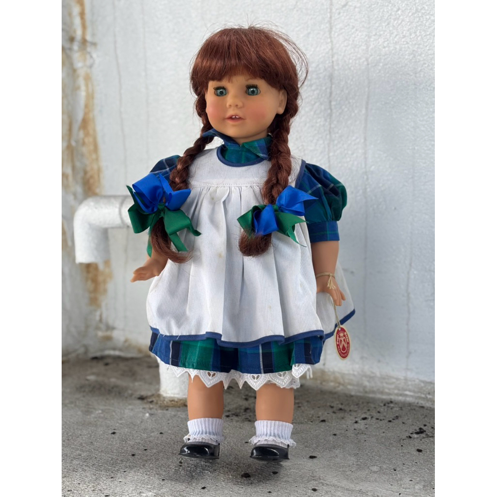賣啥貨～🇩🇪德國製會眨眼的天使娃娃/收藏/老娃/Germany .doll .vintage